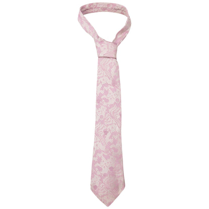 Vintage 90s Gianni Versace Pattern Silk Tie | O/S, Pink