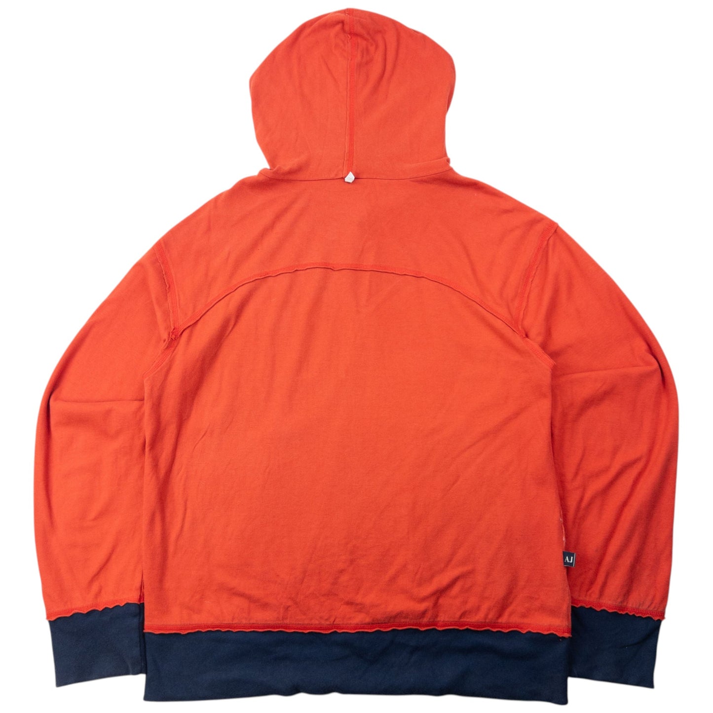 Vintage 2000s Armani Jeans Reversible Zip Up Hoodie Size M