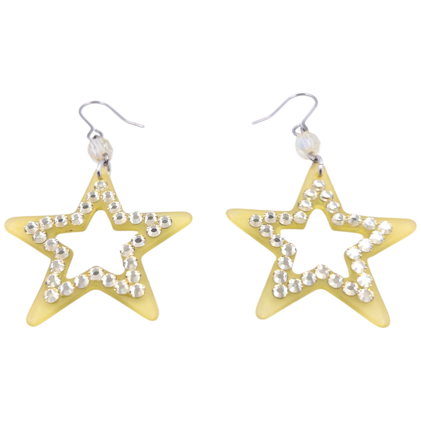 Vintage Hysteric Glamour Diamonte Star Earrings