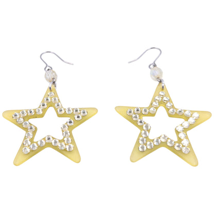 Vintage Hysteric Glamour Diamonte Star Earrings