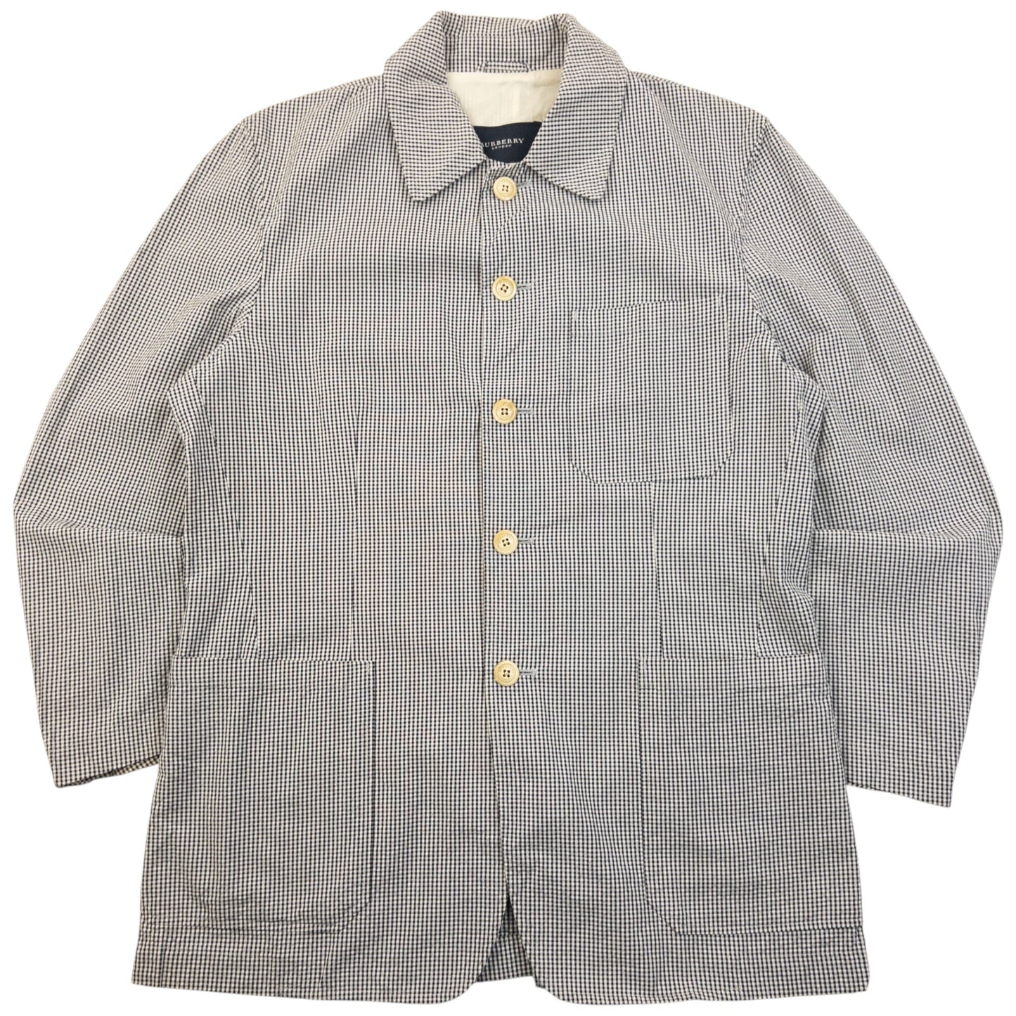Vintage 2000s Burberry Checkered Button Up Jacket Size M | Medium, Multicoloured