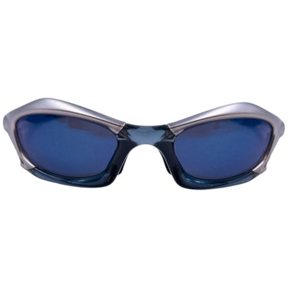 Vintage 2002 Oakley Splice FMJ+ Crystal Black Ice Iridium Sunglasses