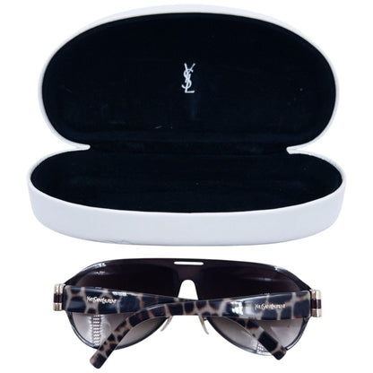 Vintage 2000s YSL Yves Saint Laurent Leopard Print Sunglasses | O/S, Tortoiseshell