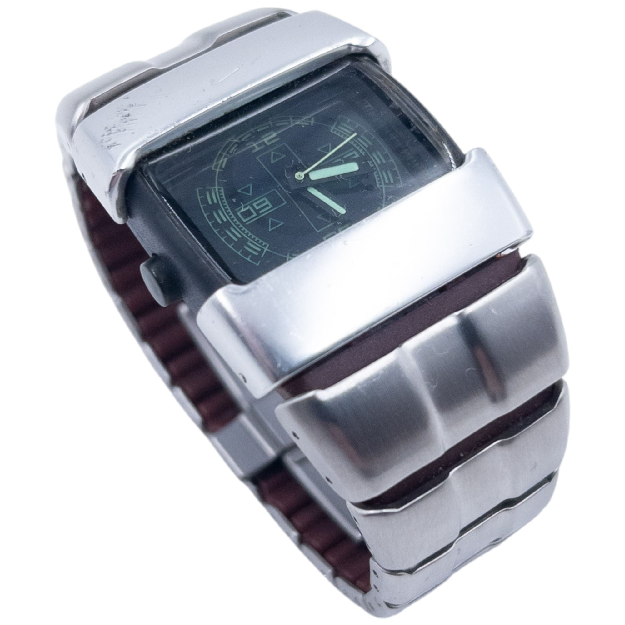 Vintage 2000s Nike D Line Metal Digital Watch – Known Source