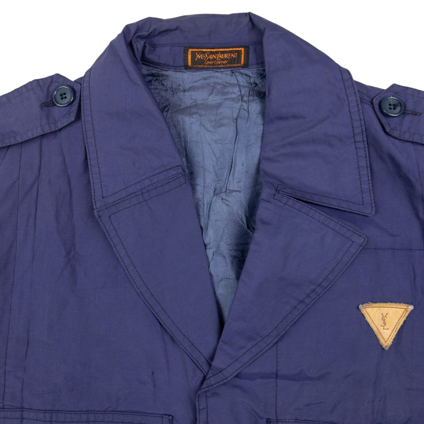 Vintage YSL Yves Saint Laurent Button Up Jacket Size M