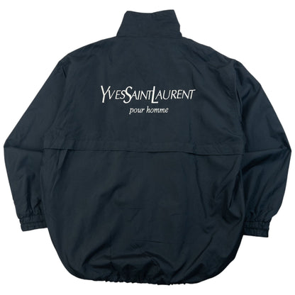 Vintage 90s YSL Yves Saint Laurent Zip Up Jacket Size M | Medium, Black