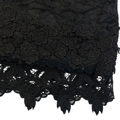 Vintage 2000s Dolce & Gabbana Lace Skirt Womens Size W24 | W24, Black