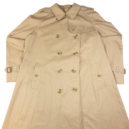 Vintage Burberry Nova Check Lined Trench Jacket Womens Size XL