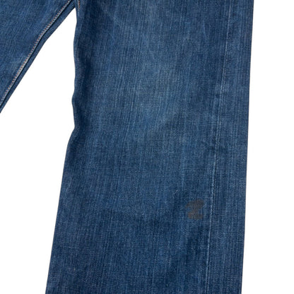 Vintage Evisu Double Glitter Symbol Japanese Denim Jeans Size W32