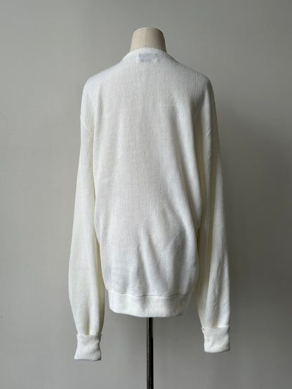 Christian Dior 1990s Knit Logo Cardigan - XL