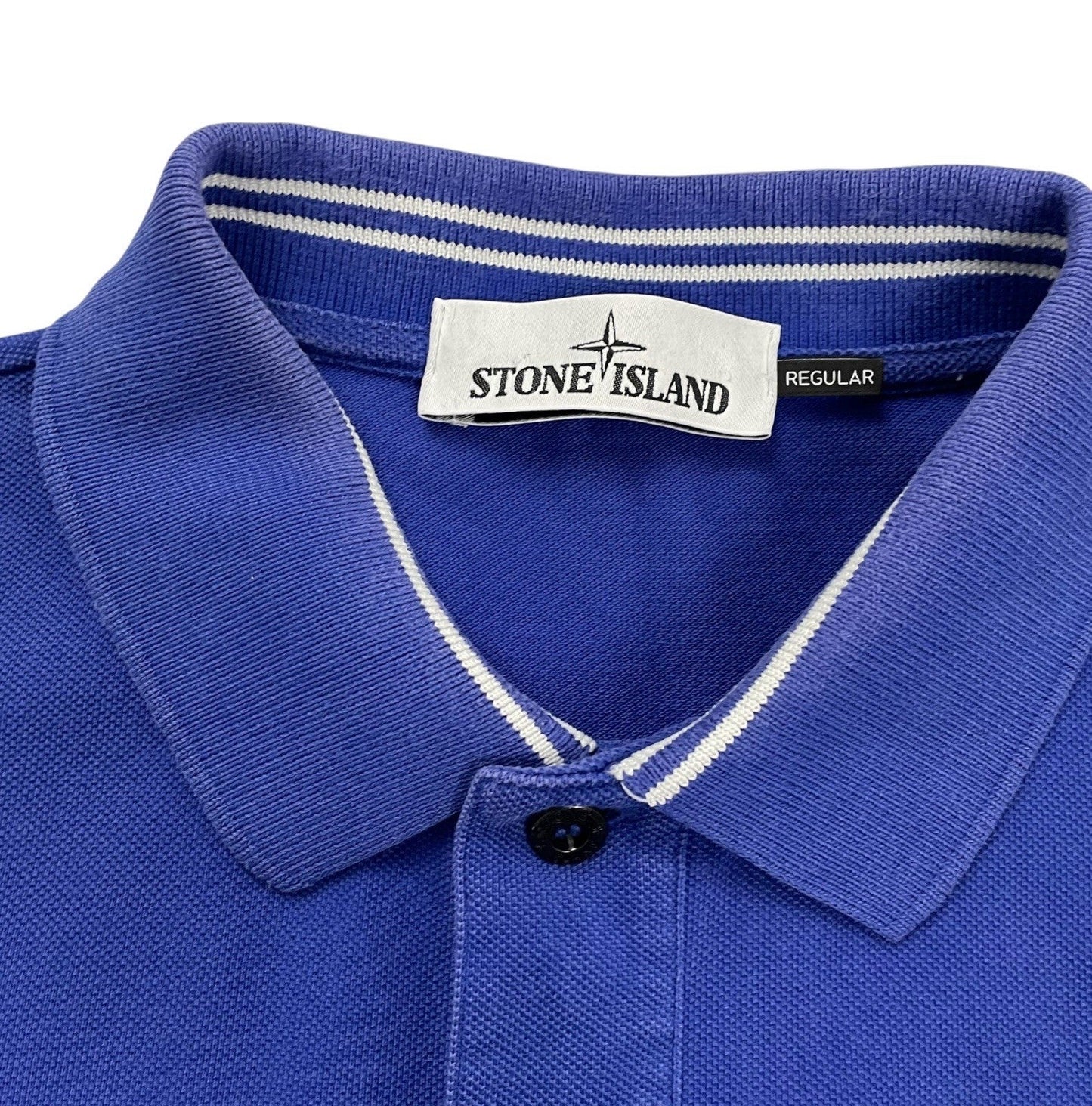Stone Island Polo Shirt, Size Large | Stone island, Blue