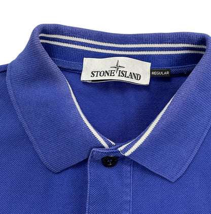 Stone Island Polo Shirt, Size Large | Stone island, Blue