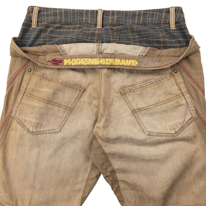 Vintage Marithe + Francois Girbaud Double Waist Denim Jeans Size W33