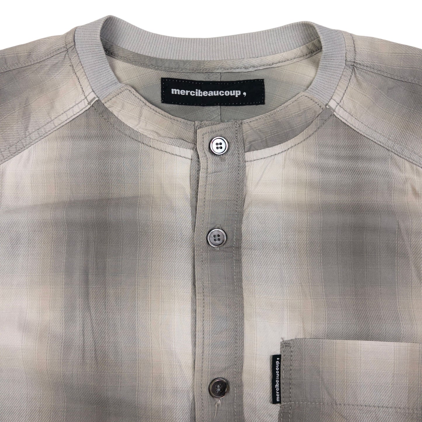 Vintage Mercibeaucoup By Issey Miyake Q Sleeve Button Up Shirt Size L