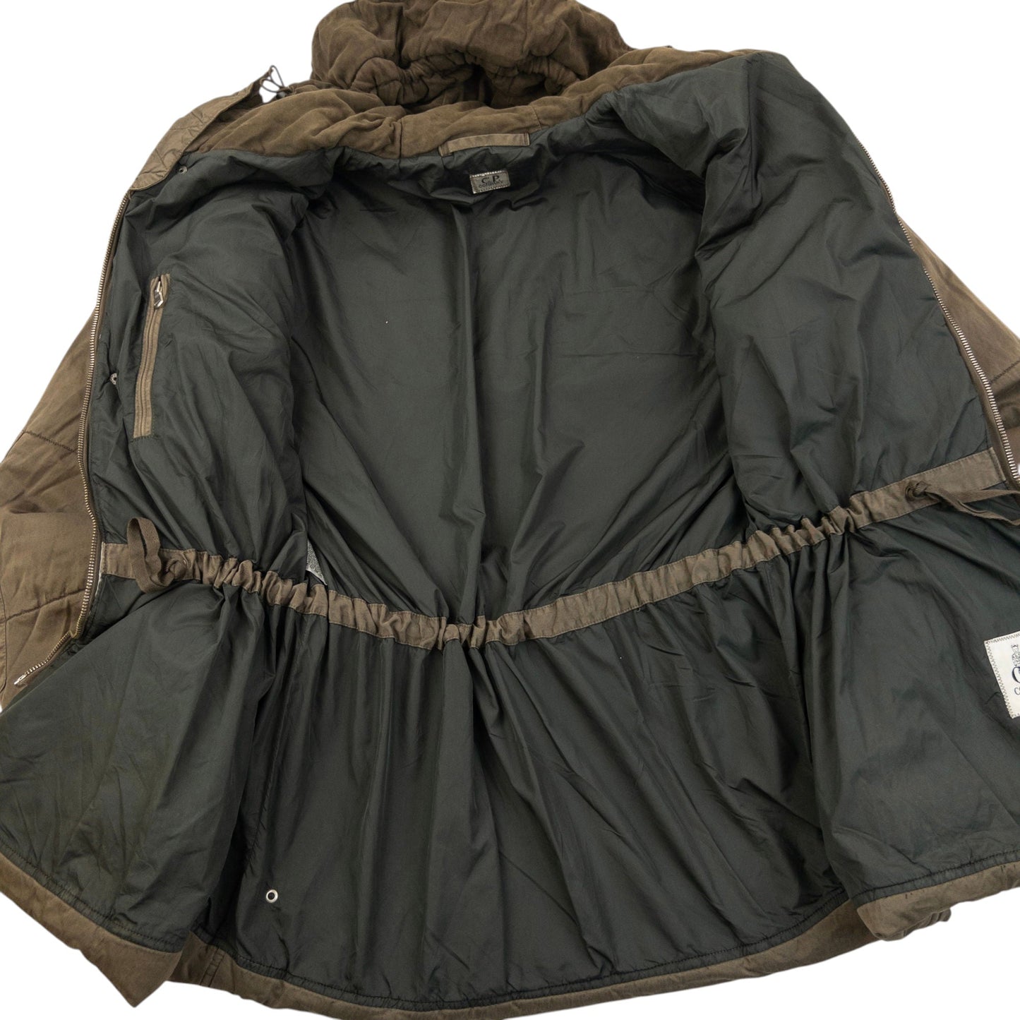 Vintage 2006 CP Company Padded Zip Up Jacket Size L | Large, Brown