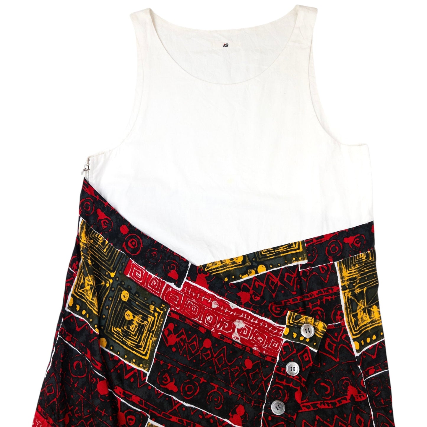 Vintage Issey Miyake Pattern Wrap Dress Womens Size M