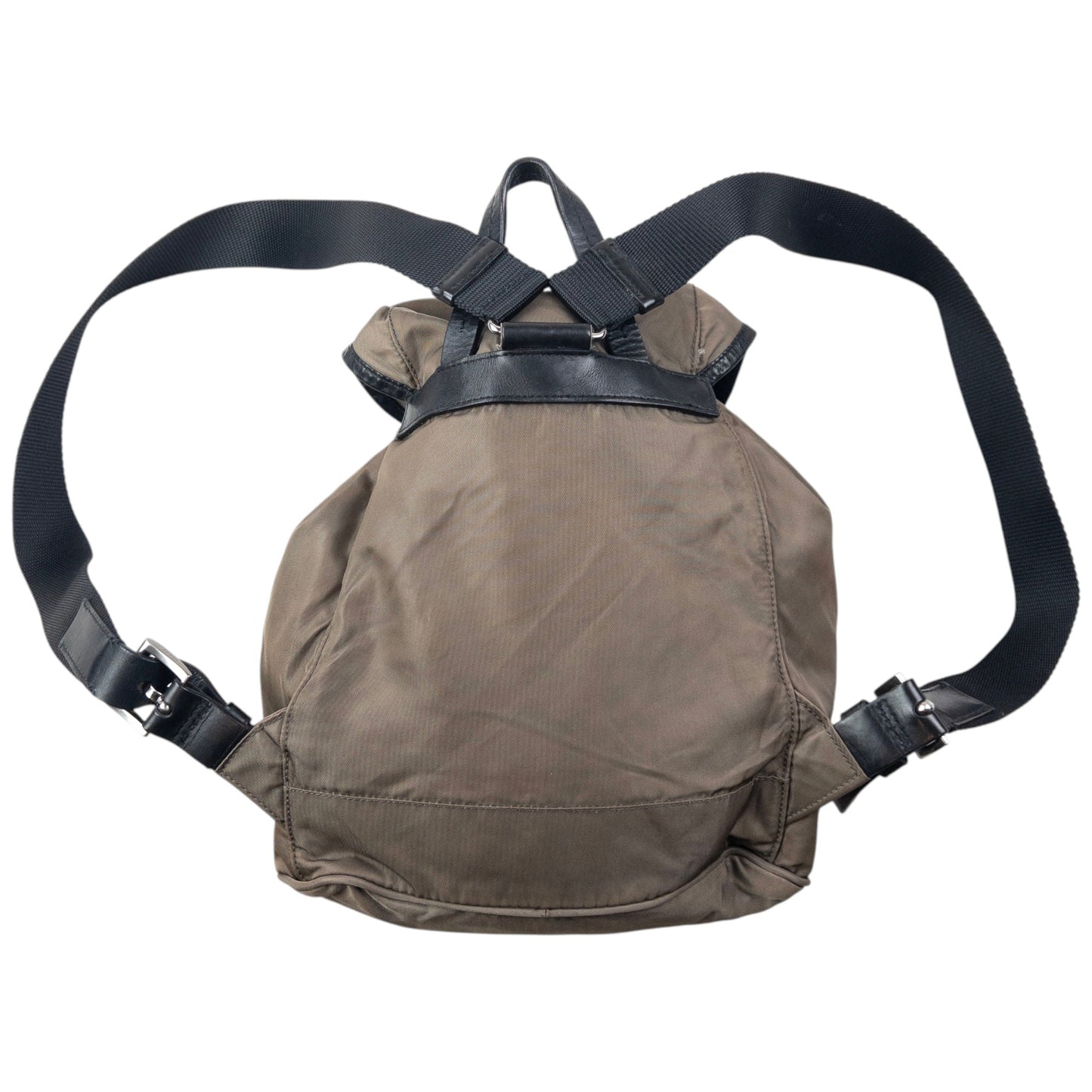 Vintage 2000s Prada Bucket Backpack | O/S, Black