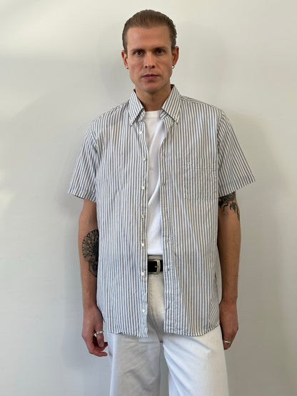 Christian Dior 1990s Pure Cotton Striped Shirt - M