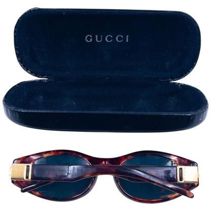 Vintage 1998 Gucci By Tom Ford Tortoise Shell Sunglasses | O/S, Brown