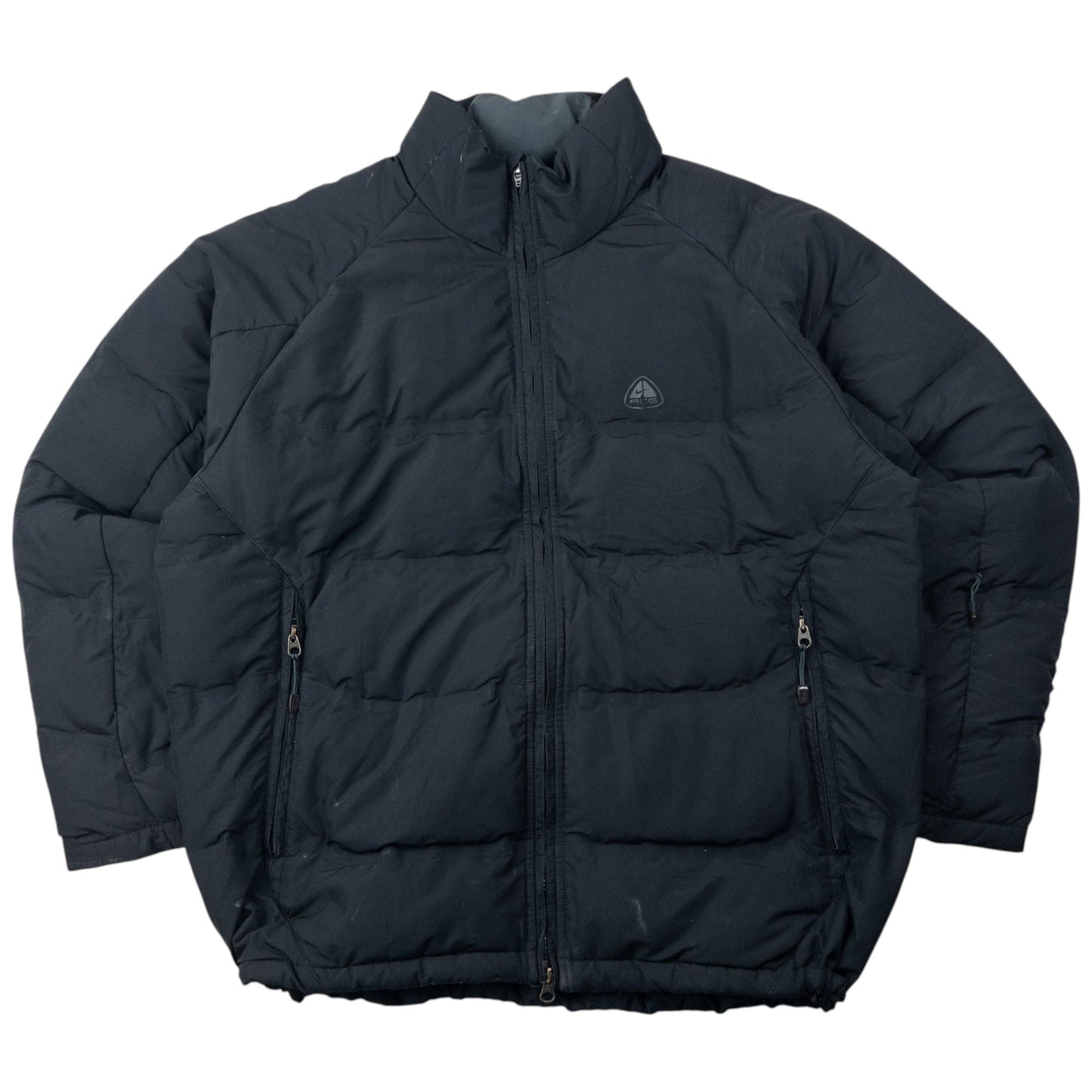Vintage 2000s Nike ACG Zip Up Puffer Jacket Size L | Large, Black
