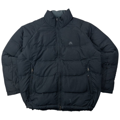 Vintage 2000s Nike ACG Zip Up Puffer Jacket Size L | Large, Black