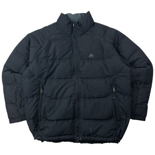 Vintage 2000s Nike ACG Zip Up Puffer Jacket Size L | Large, Black