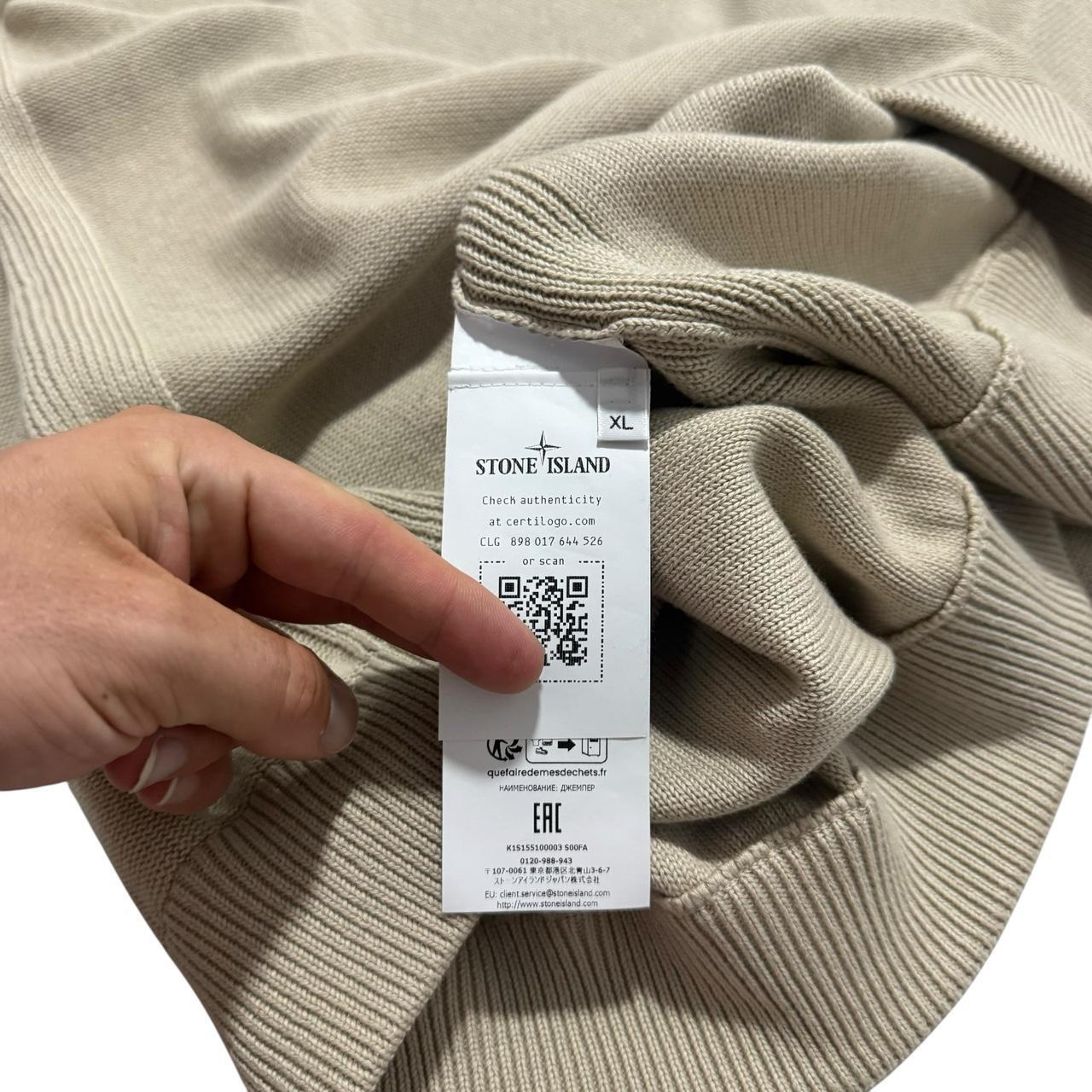 Stone Island Ghost Knit Pullover | XL, Beige