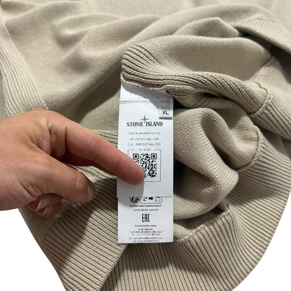 Stone Island Ghost Knit Pullover | XL, Beige