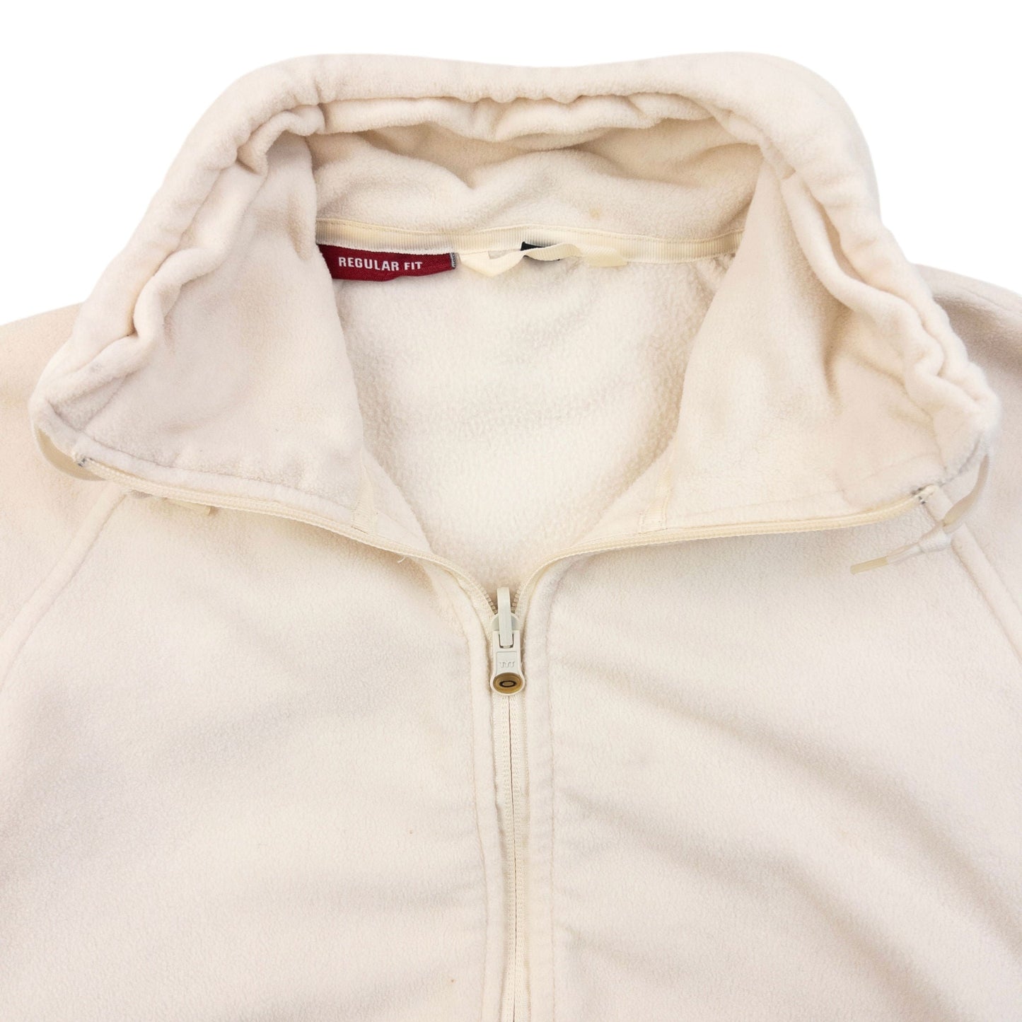 Vintage 90s Oakley Zip Up Fleece Jacket Womens Size M | Medium, Cream