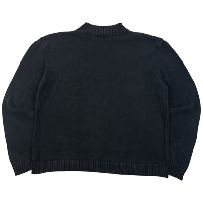Vintage 2000s YSL Yves Saint Laurent Knit Jumper Size XL | XL, Black