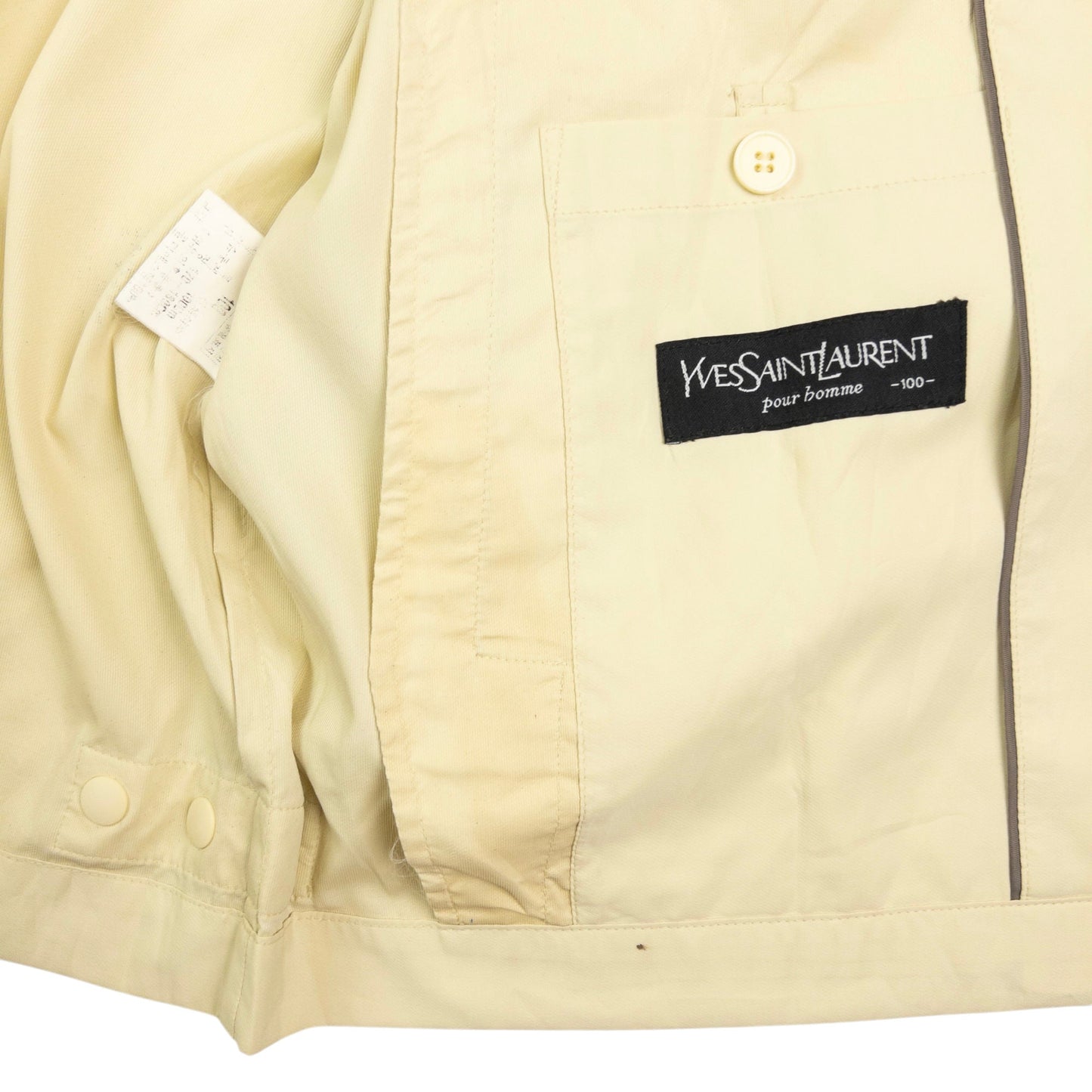 Vintage YSL Yves Saint Laurent Harrington Jacket Size M