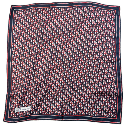 Vintage 2000s Dior Monogram Silk Scarf | O/S, Navy