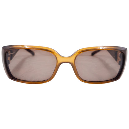 Vintage 2012 Gucci Logo Sunglasses | O/S, Brown