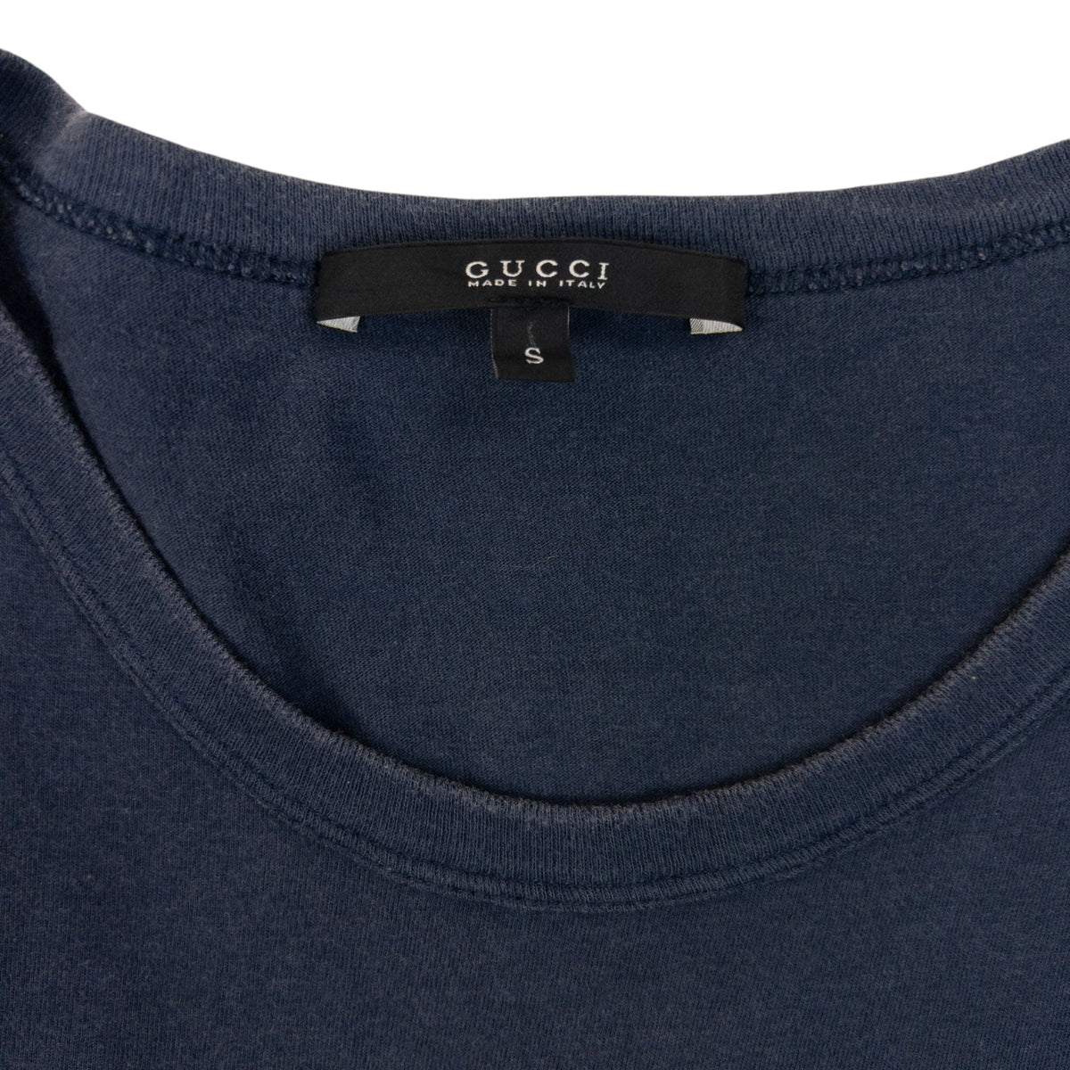 Vintage 2000s Gucci Logo T Shirt Size S | Small, Blue