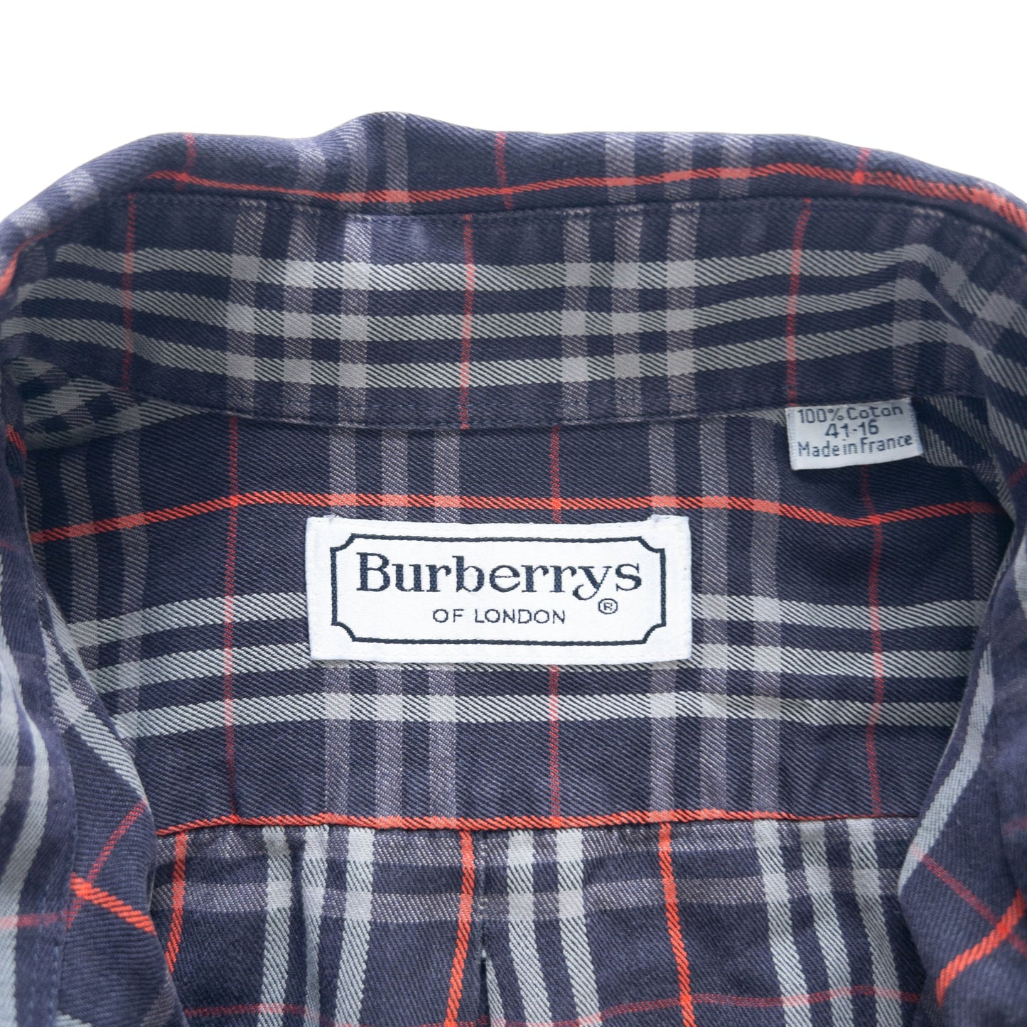 Vintage Burberry Button Up Long Sleeved Nova Check Shirt Size XL