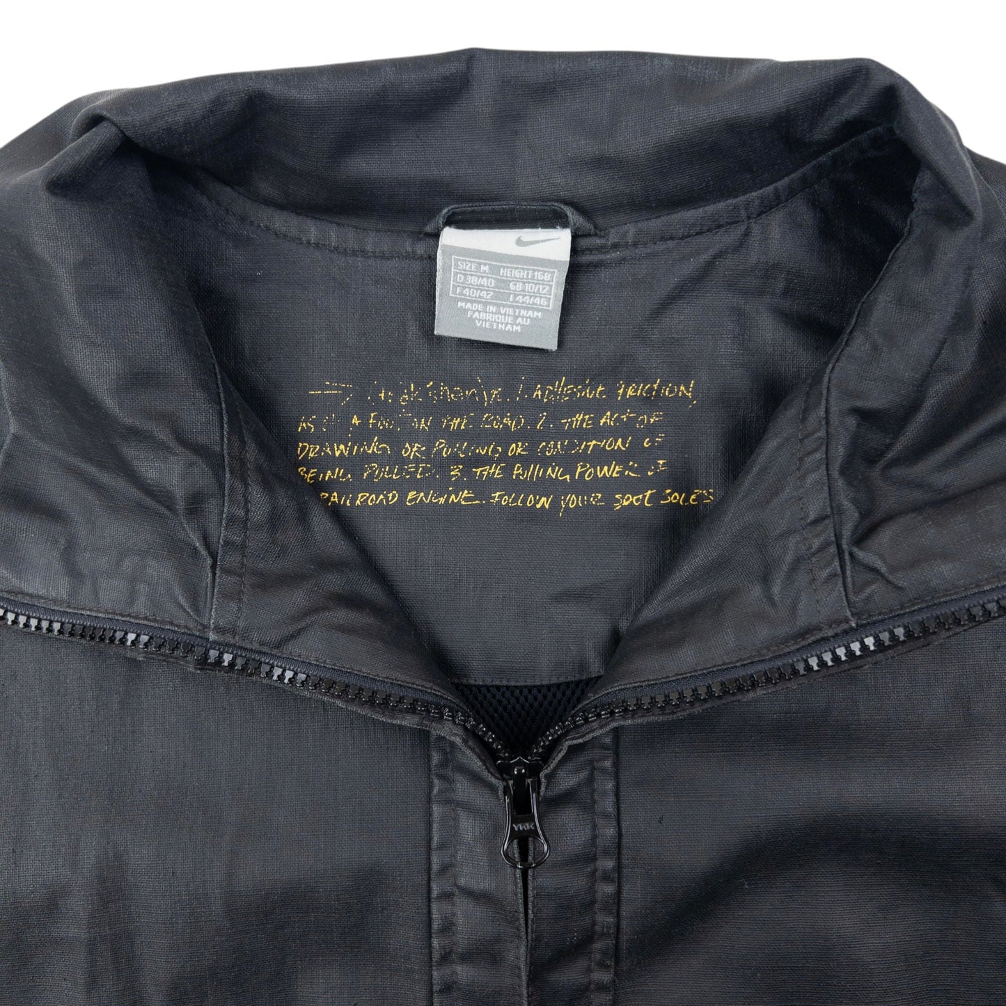 Vintage 2000s Nike Zip Up Rain Jacket Size M | Medium, Black