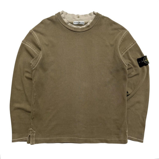 Stone Island S/S 2001 Pullover Jumper | Medium, Olive