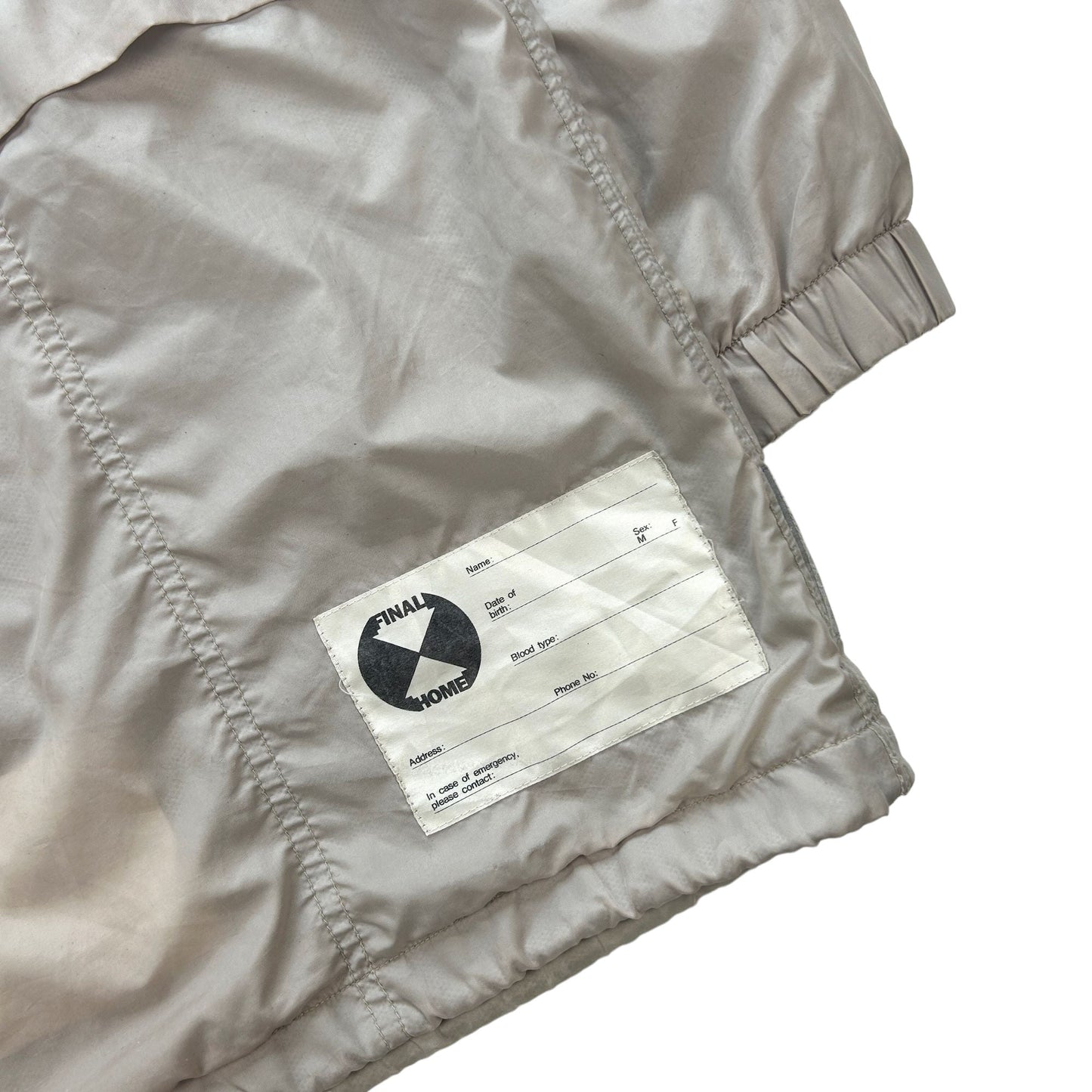 Vintage Final Home By Issey Miyake Asymmetrical Zip Jacket Size L