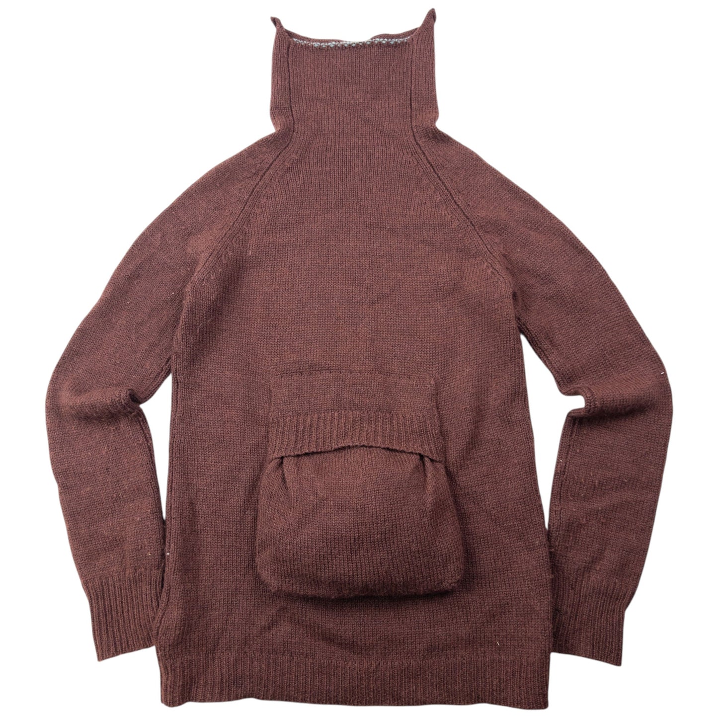 Vintage 2000s Yohji Yamamoto Wool Turtleneck Jumper Womens Size S | Small, Multicoloured