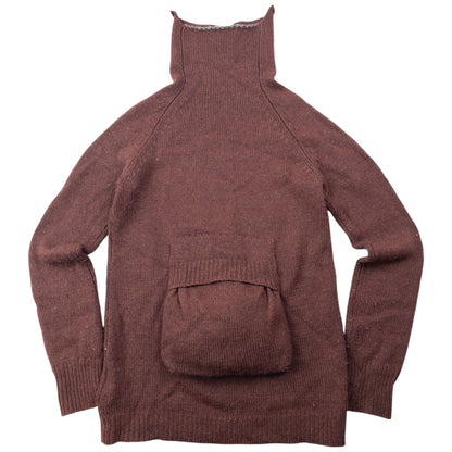 Vintage 2000s Yohji Yamamoto Wool Turtleneck Jumper Womens Size S | Small, Multicoloured