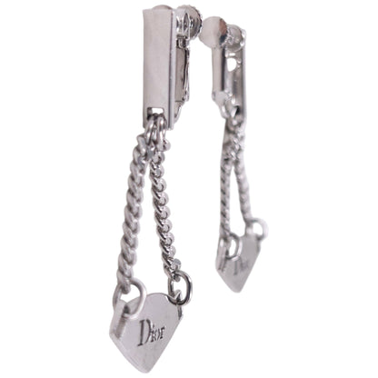 Vintage 2000s Dior By John Galliano Silver Clip-On Earrings | O/S, Grey