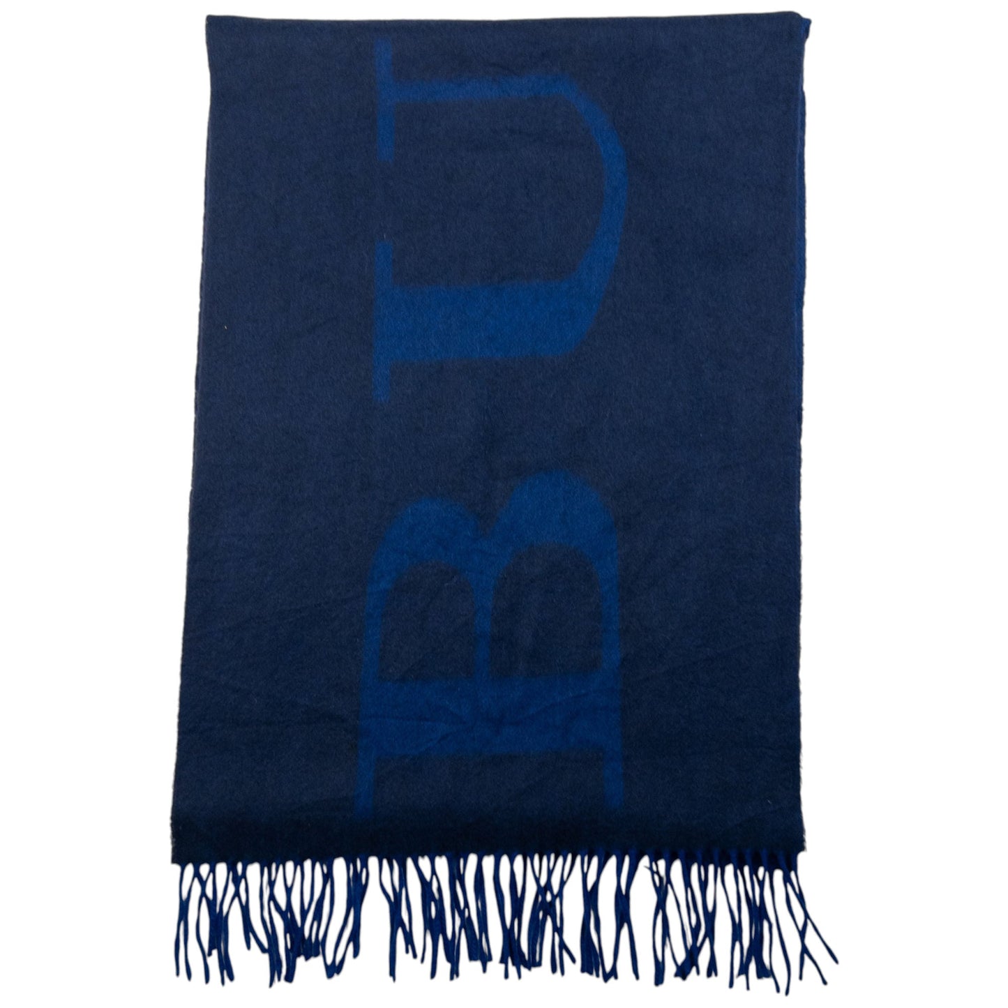 Vintage Burberry Cashmere Tassel Scarf