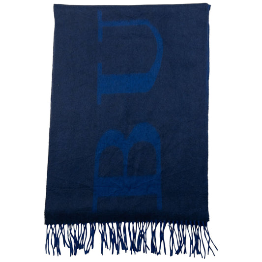 Vintage Burberry Cashmere Tassel Scarf