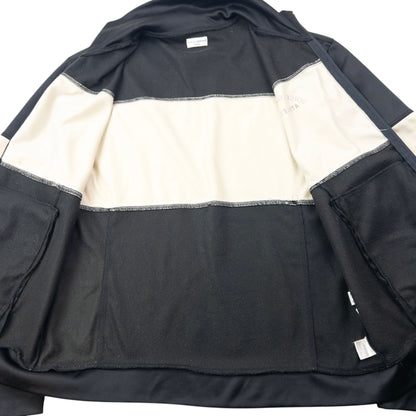 Vintage 2000s Dolce & Gabbana Athletic Zip Up Track Jacket Size M | Medium, Black