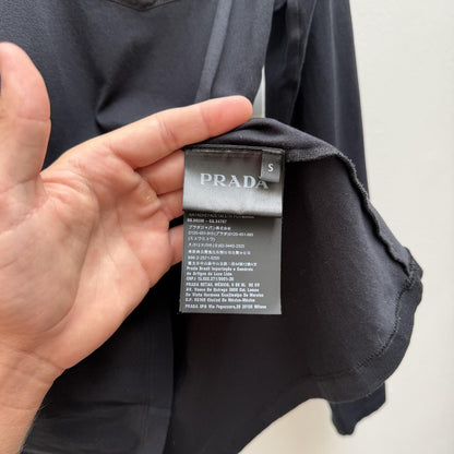 Prada Longsleeve T-shirt in Black (S) | Small, Black
