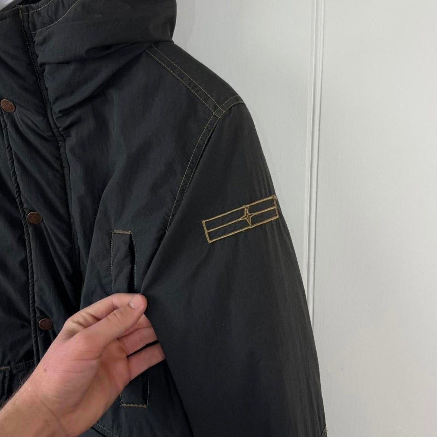 Stone Island Denims Down Puffer Jacket (M) | Medium, Black