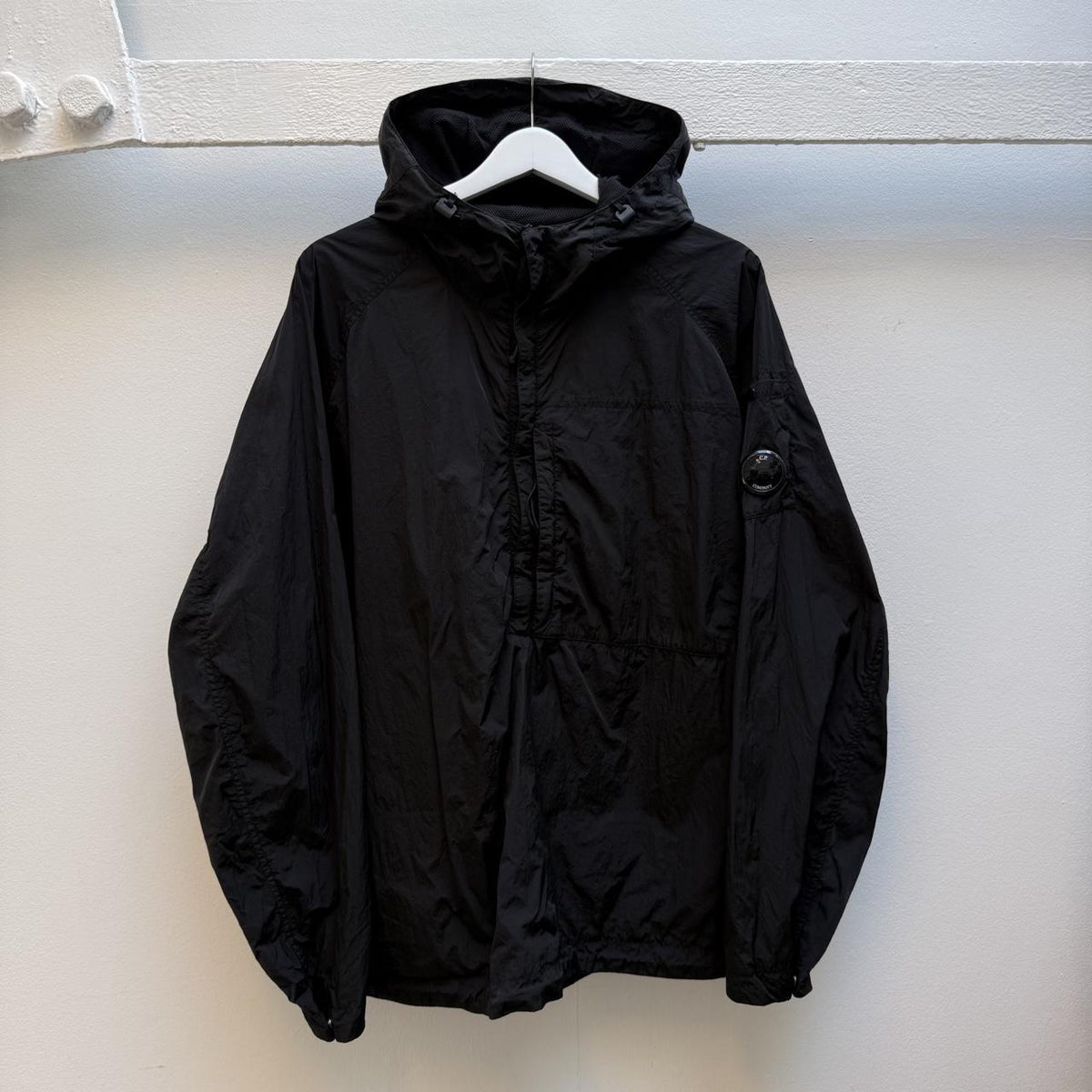 CP Company Chrome R Smock Jacket in Black (XL) | Extra Large, Black