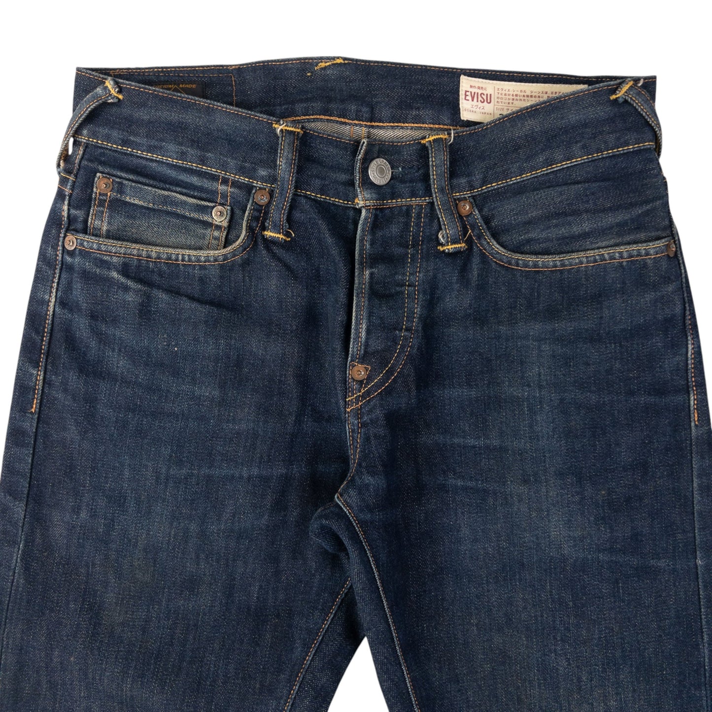 Vintage Evisu Double Gull Japanese Denim Jeans Size W28