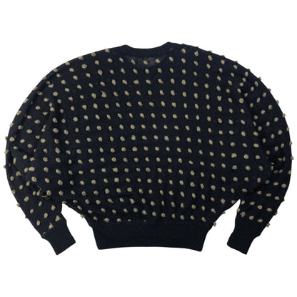 Vintage 1980S Issey Miyake Batwing Bobble Knit Jumper Size L