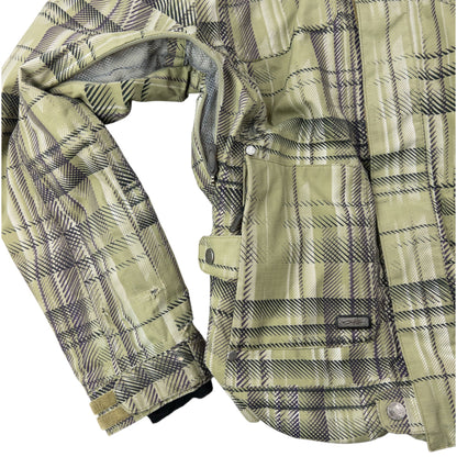 Vintage 2000s Oakley Pattern Zip Up Snowboarding Jacket Size XS | XS, Green